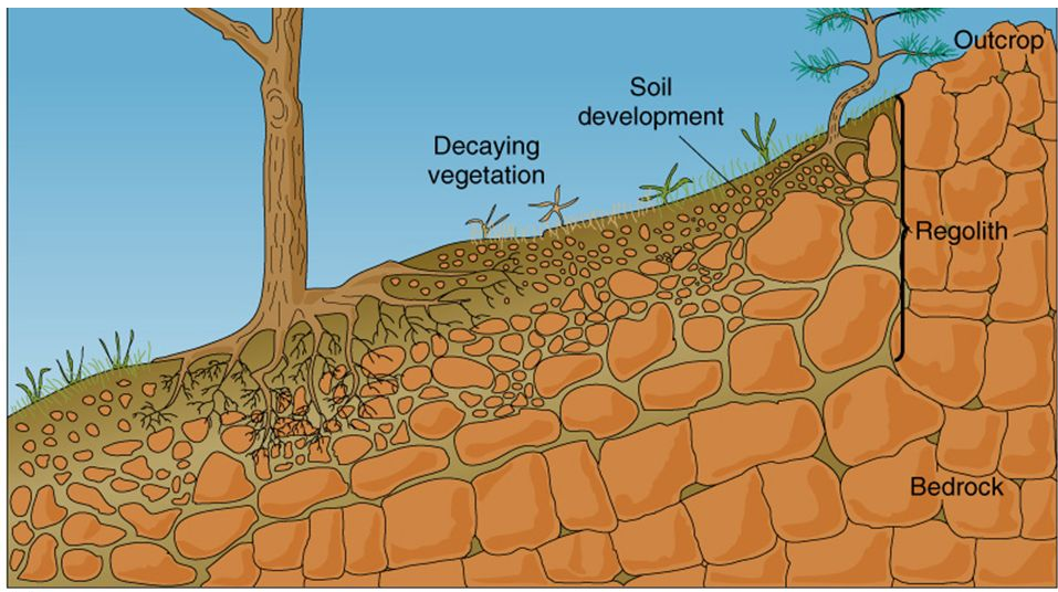 Weathering in soils